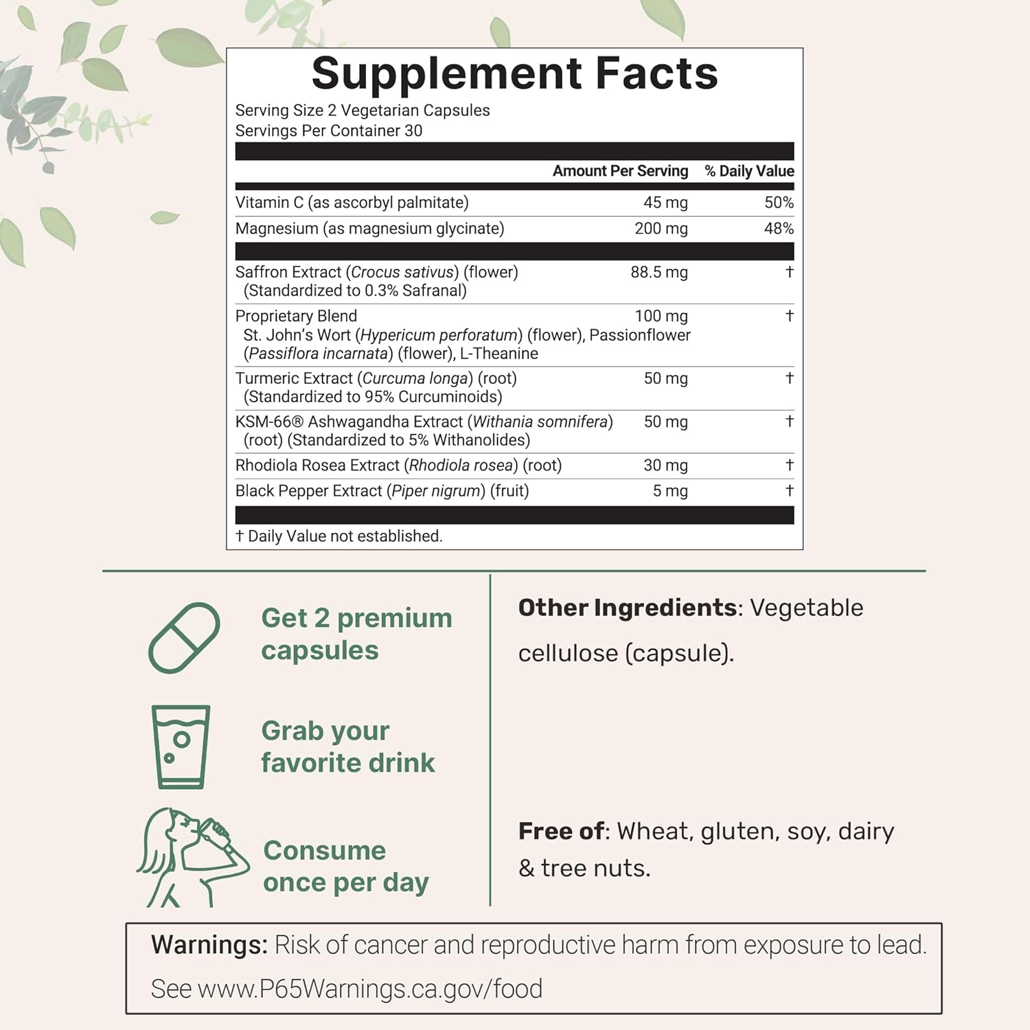 Saffron Advanced — The Natural SSRI Alternative