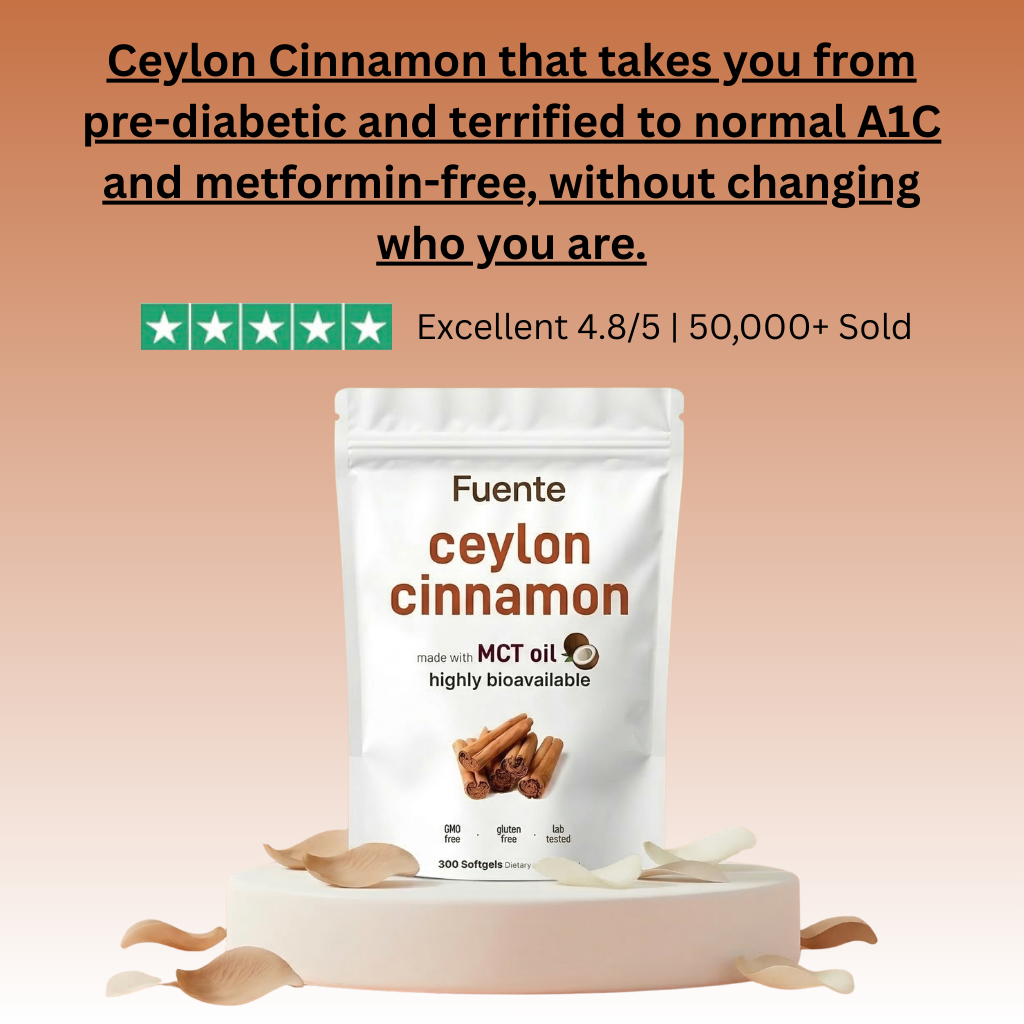 Ceylon Cinnamon Softgels — Pre-Diabetic Blood Sugar Support