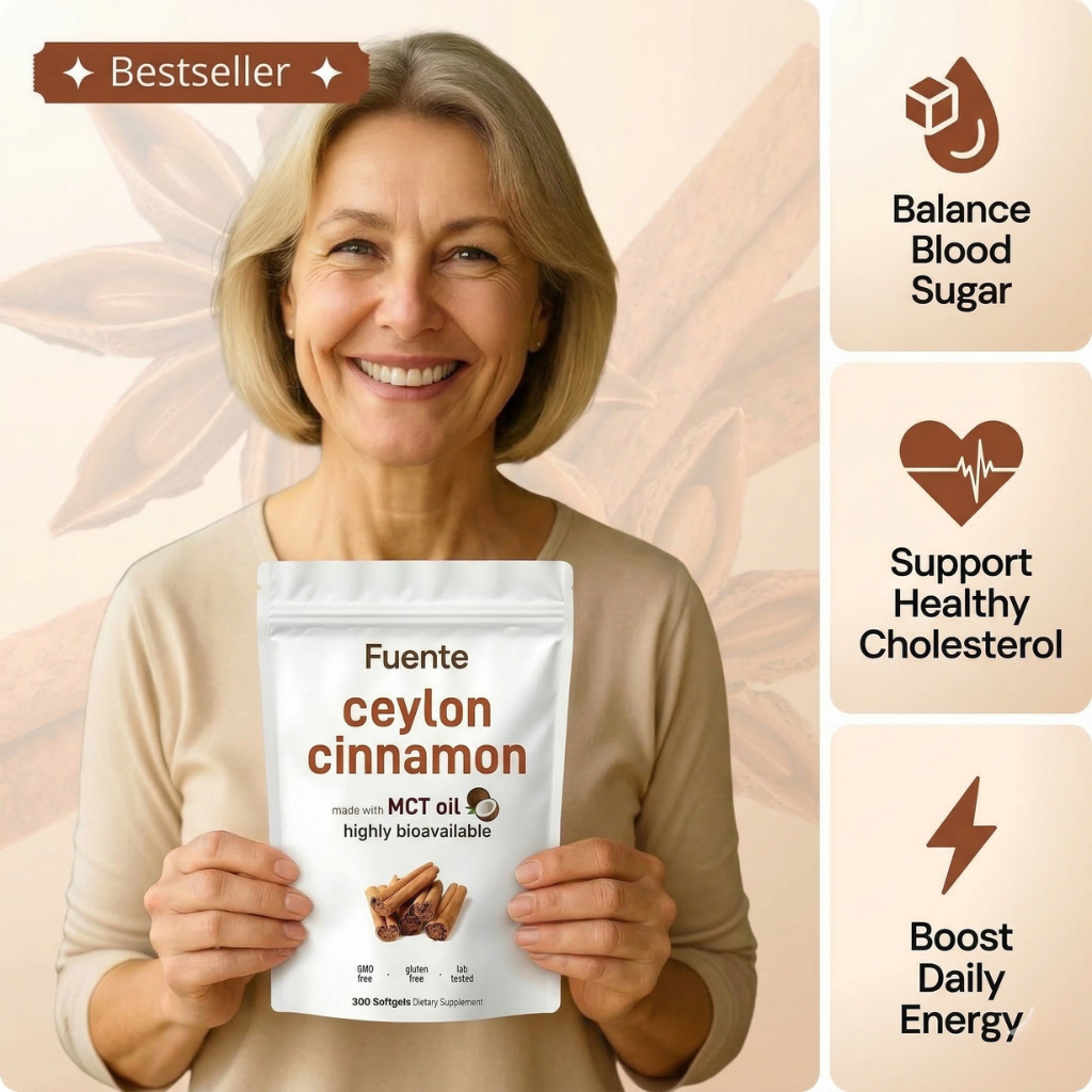 Ceylon Cinnamon Softgels — Pre-Diabetic Blood Sugar Support